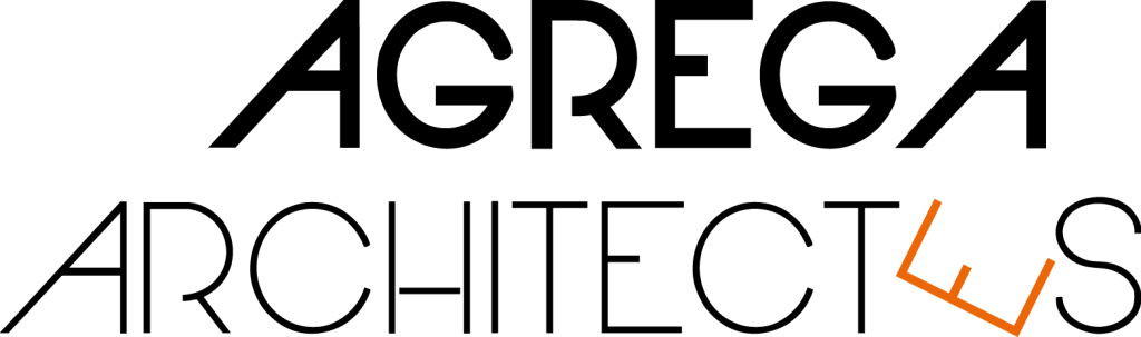 Logo complet d'Agrega architectes noir