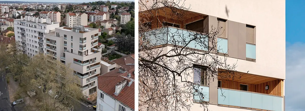 Vue aérienne et détail de Grand angle Katrimmo