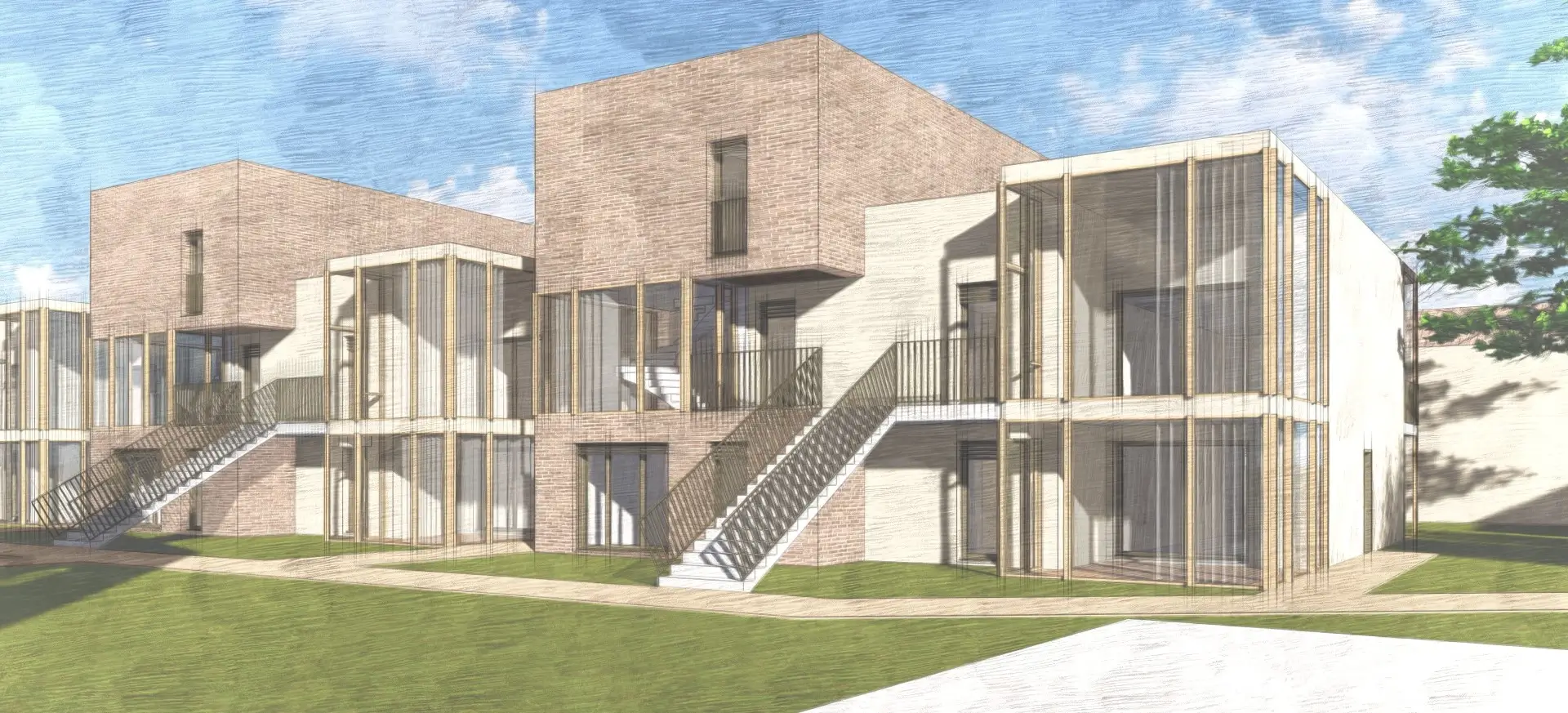 Vue principale Bourg de peage