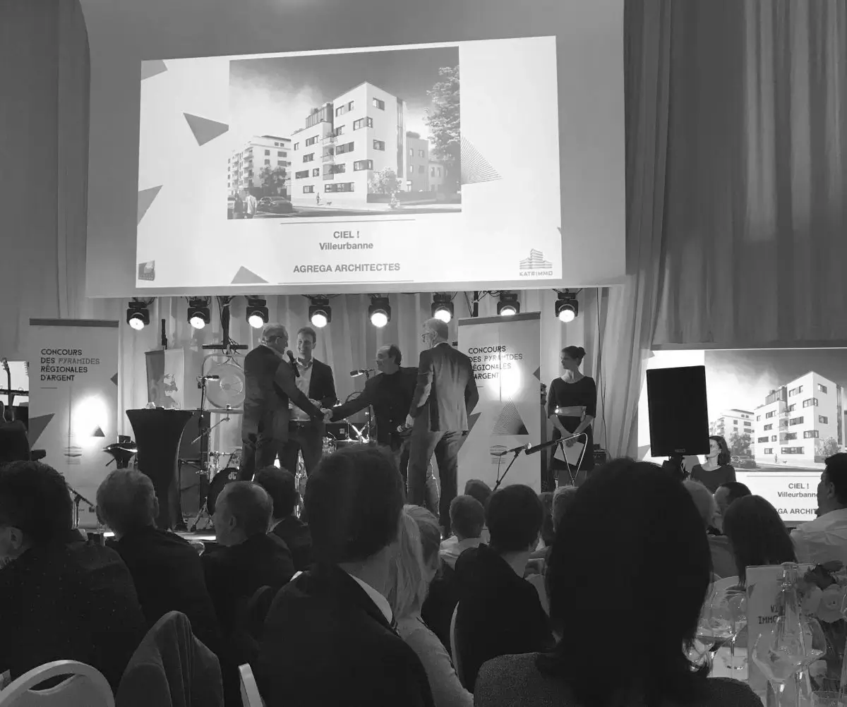 Remise de la pyramide d'argent 2018 à Agrega pour le programme Katrimmo