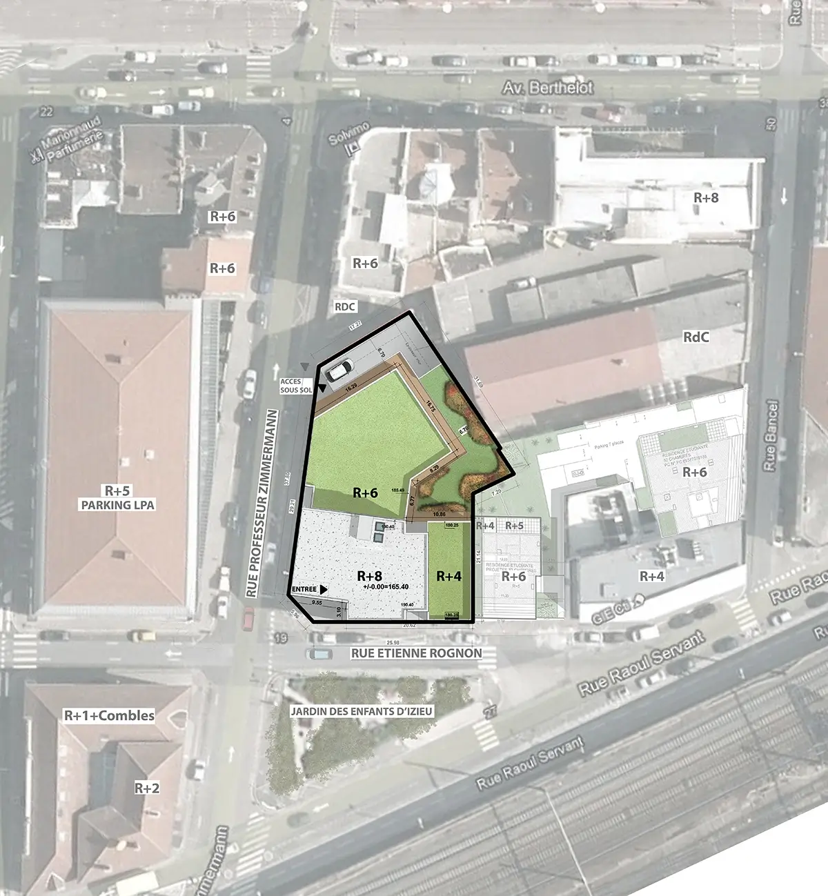 Plan de l'Hôtel Meininger