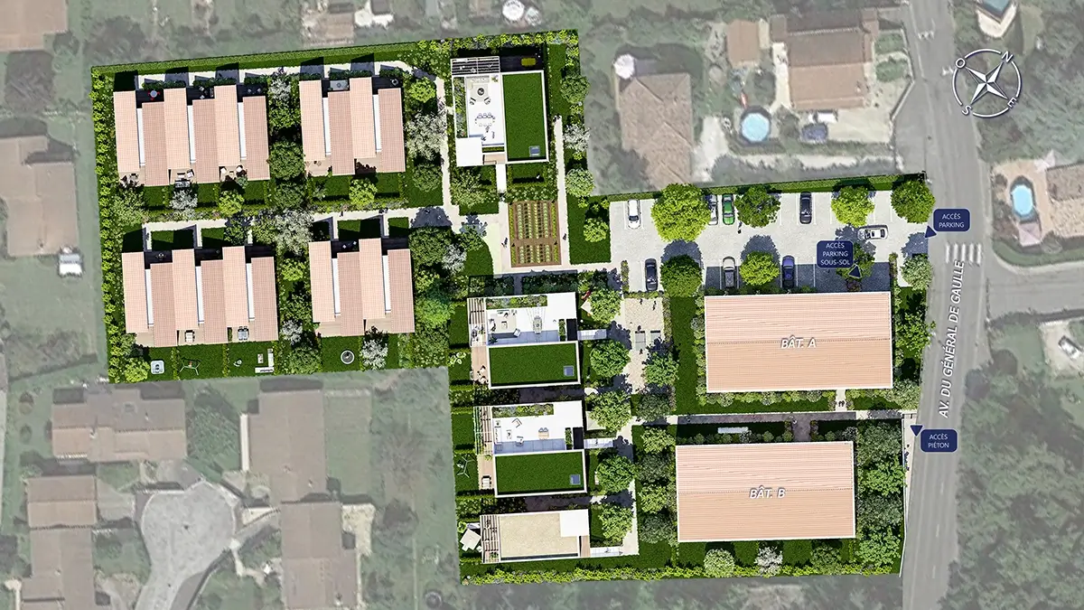 Plan masse Bourg de peage