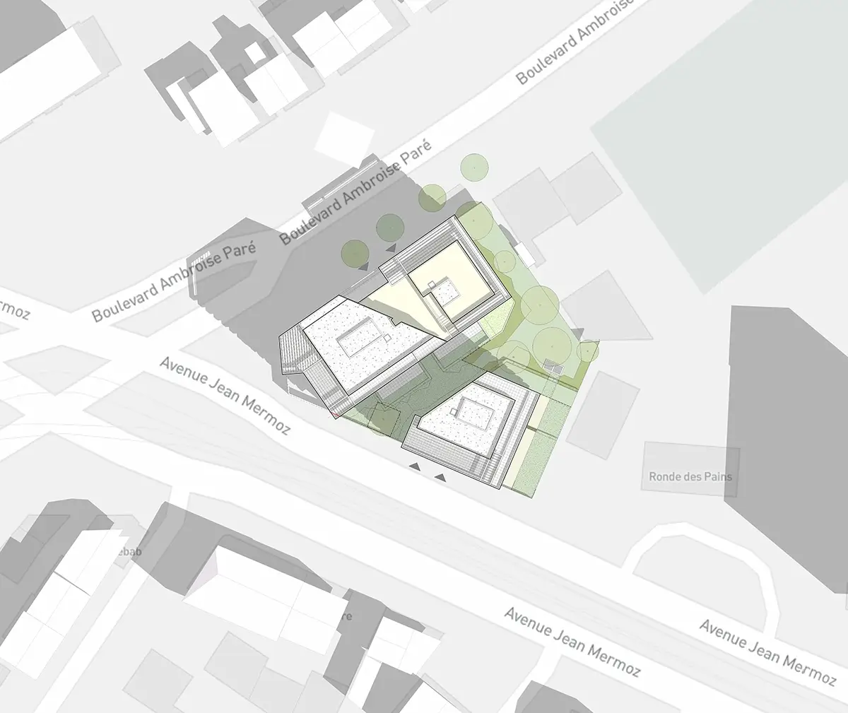 Plan masse de Grand Angle - Promogim