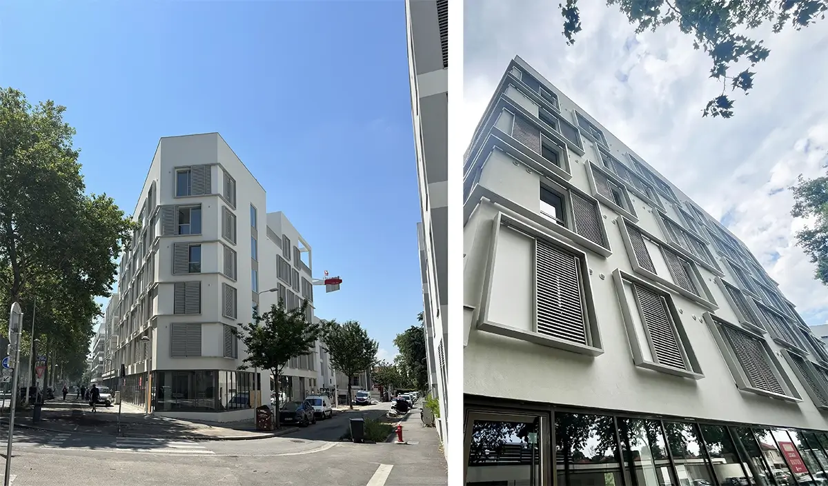 Vue depuis la rue de l'Archange