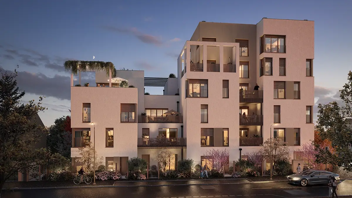 Vue depuis la rue de nuit Joya